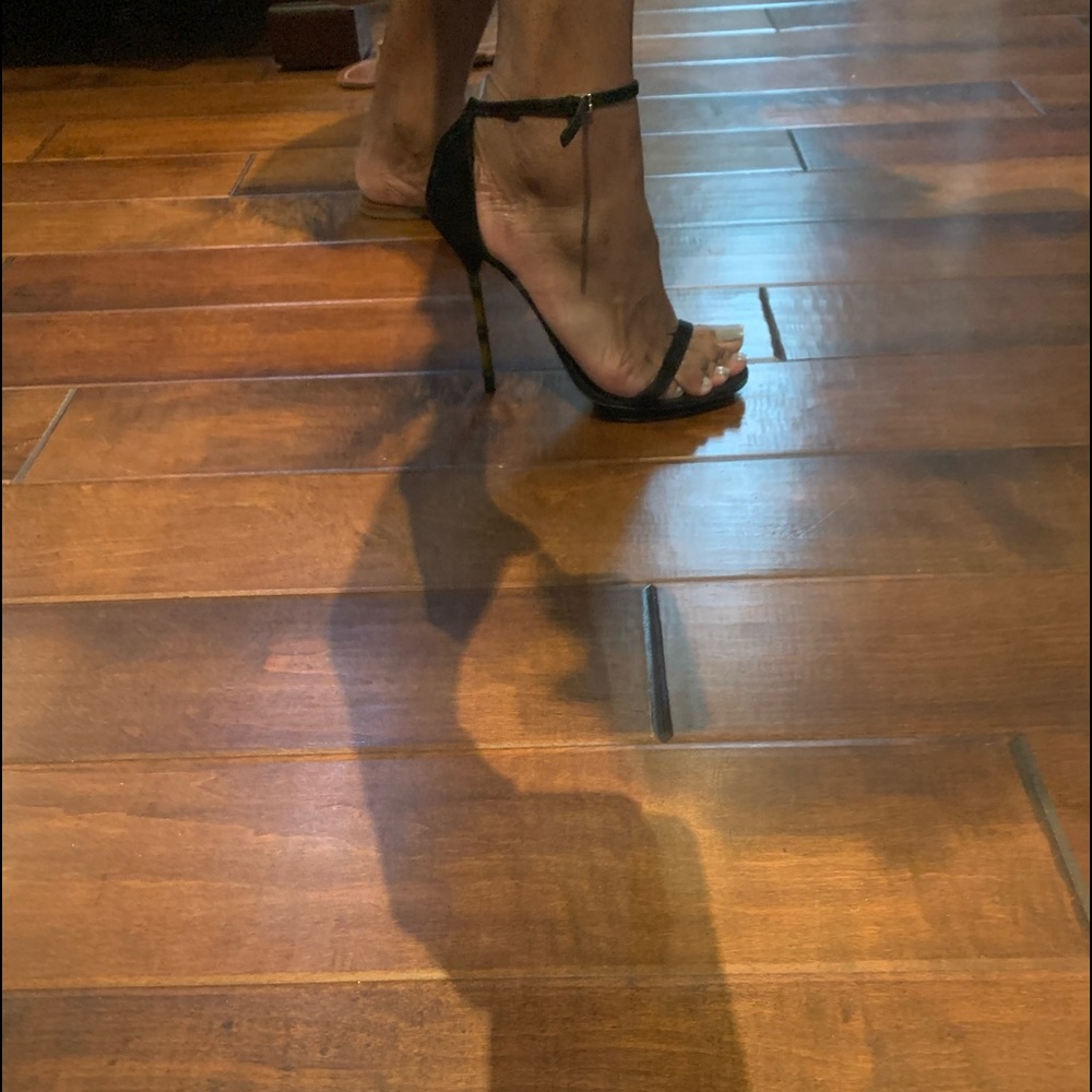 Gucci Kid Scamosciato black Bamboo Heels